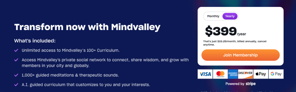 Mindvalley vs. Udemy Pricing Structure